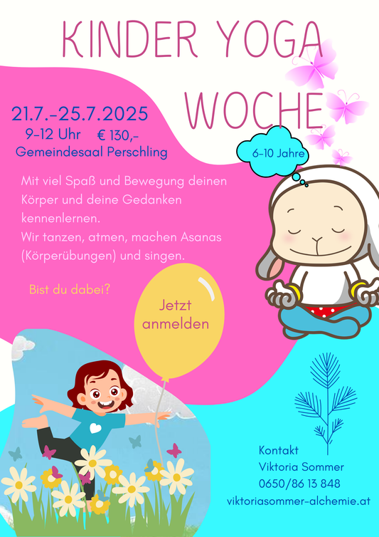 Kinder Yoga Woche 2025