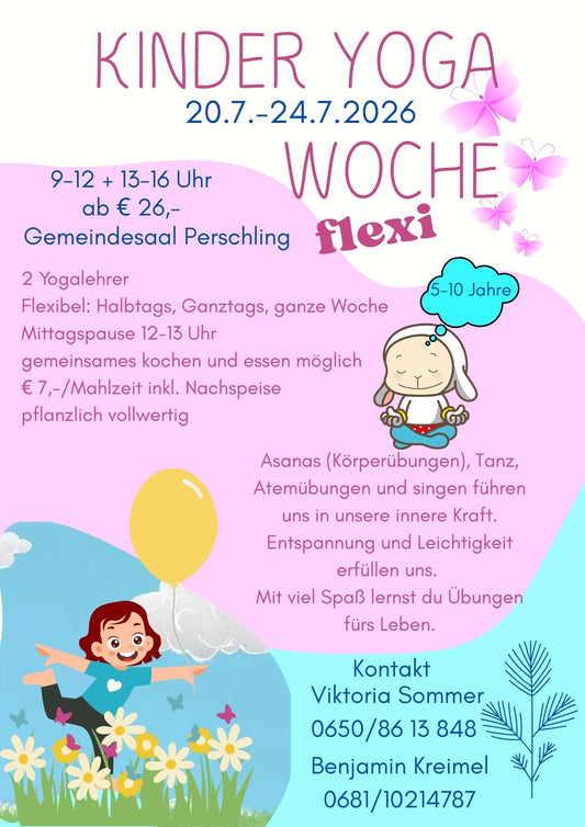 Kinder Yoga Woche 2026