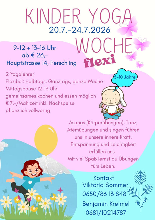 Kinder Yoga Woche 2026